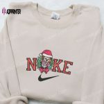 Chucky Laurel Wreath x Nike Christmas Embroidered Sweatshirt – Best Cartoon Shirt for Christmas Gift