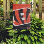 Cincinnati Bengals Colorblock Helmet Garden Flag – House Flag Home Decor Gift – House Flag Home Decor Gift