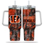 Cincinnati Bengals NFL Hunting Personalized Stanley Tumbler 40oz Gift for Fans