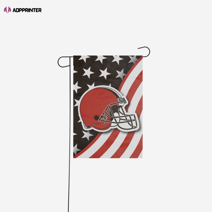 Cleveland Browns Americana Garden Flag – House Flag Home Decor Gift – House Flag Home Decor Gift