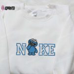 Cookie Monster x Nike Embroidered Shirt: Sesame Street Custom Design