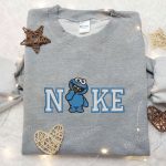 Cookie Monster x Nike Embroidered Shirt: Sesame Street Custom Design