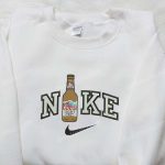 Coors Light Beer Bottle x Nike Embroidered Shirt: Custom Favor Drinking Tee