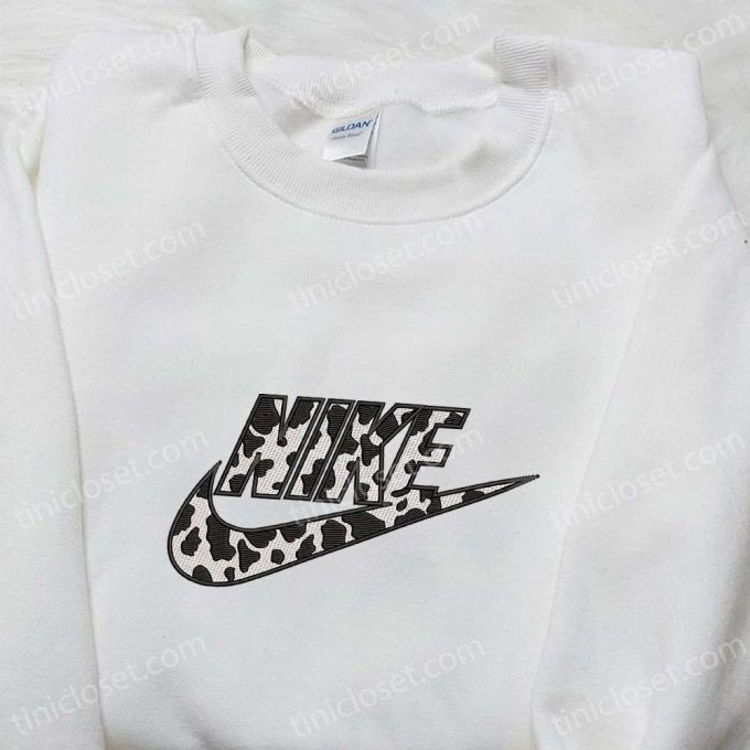 Cow Pattern x Nike Hoodie & Embroidered Shirt: Best Family Gifts