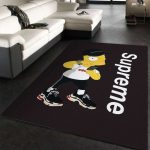 Custom Bart Simpson Rug Living Room Floor Decor Fan Gifts