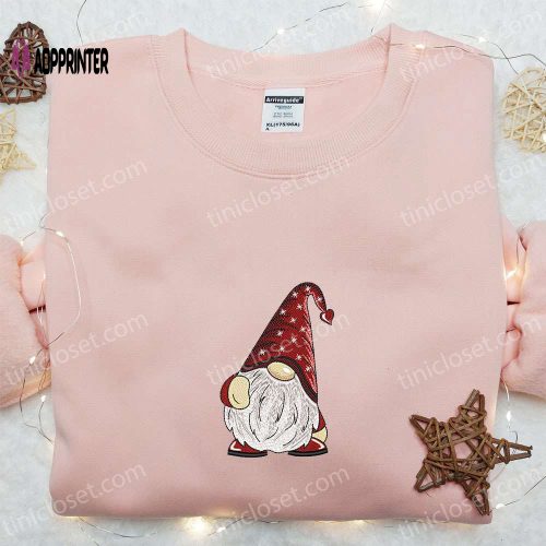 Gnome Christmas Wreath Hoodie & T-shirt: Top Family Gift Ideas