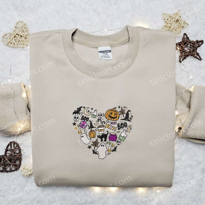 Cute & Cool Halloween Embroidered Shirt: Best Gift for Halloween Lovers