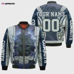 Dallas Cowboy Thank You Fans 3D Customized Pattern Bomber Jacket