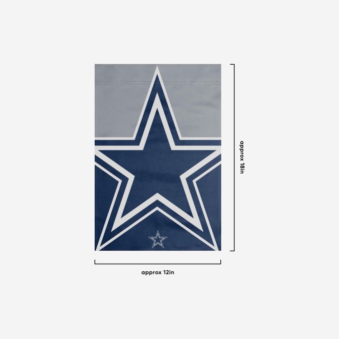 Dallas Cowboys Colorblock Helmet Garden Flag – House Flag Home Decor Gift – House Flag Home Decor Gift