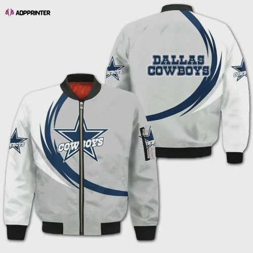 Dallas Cowboys CeeDee Lamb Pattern Bomber Jacket – Pink