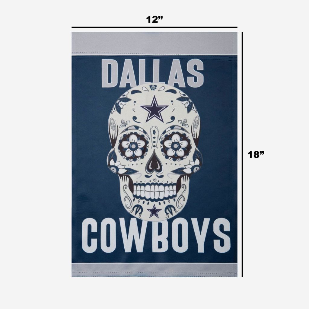 Dallas Cowboys Day of the Dead Garden Flag – House Flag Home Decor Gift – House Flag Home Decor Gift