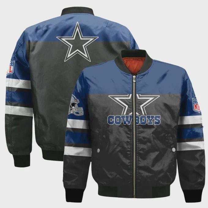 Dallas Cowboys Logo NFL 2024 Unisex Bomber Jacket V8