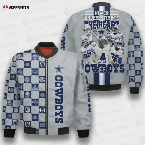 Dallas Cowboys National Football League 3D Bomber Jacket SH1