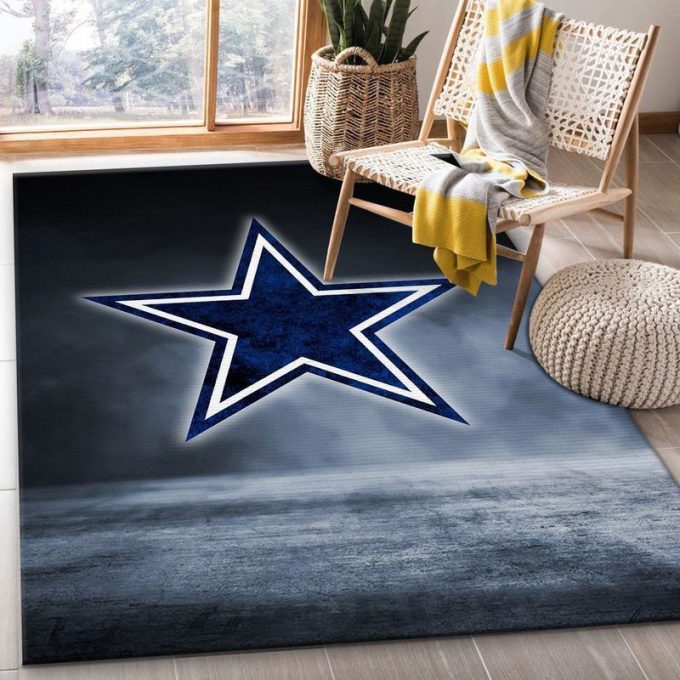 Dallas Cowboys Rug Living Room Floor Decor Fan Gifts