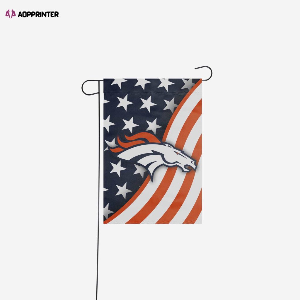 Denver Broncos Americana Garden Flag – House Flag Home Decor Gift – House Flag Home Decor Gift