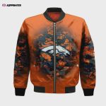 Denver Broncos Bomber Jacket 3D Printed Camouflage Vintage