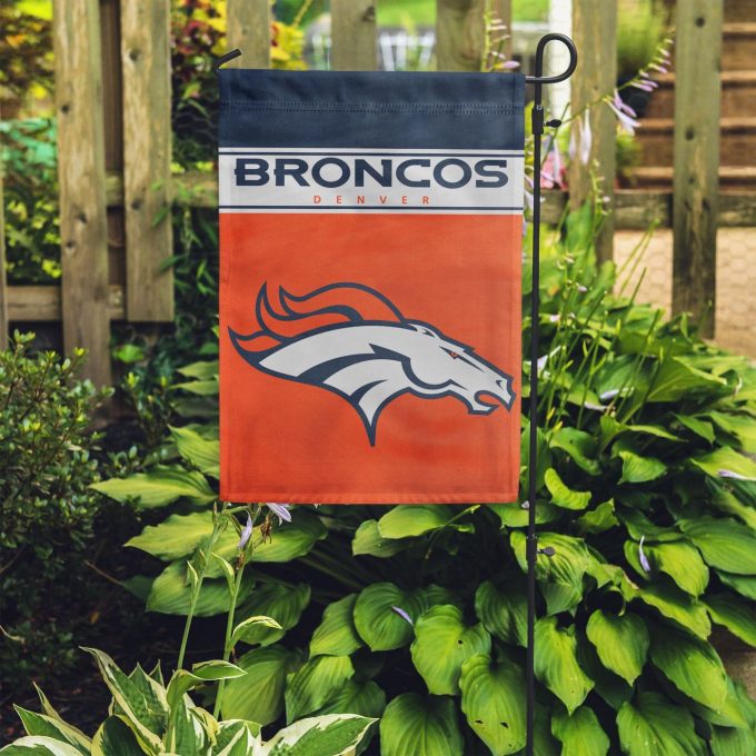 Denver Broncos Garden Flag – House Flag Home Decor Gift – House Flag Home Decor Gift