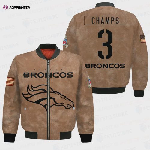 Denver Broncos – National Football League AOP Bomber Jacket V4