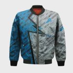 Detroit Lions Bomber Jacket 3D Printed Abstract Pattern Sport