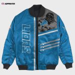 Detroit Lions Bomber Jacket 3D Printed Personalized Football For Fan