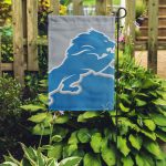 Detroit Lions Colorblock Helmet Garden Flag – House Flag Home Decor Gift – House Flag Home Decor Gift