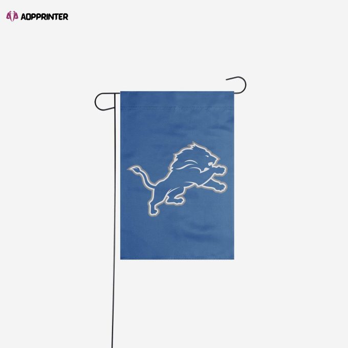 Detroit Lions Solid Garden Flag – House Flag Home Decor Gift – House Flag Home Decor Gift