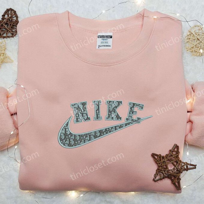 Dior x Nike Embroidered Sweatshirt: Trendy Brand & Nike Inspired Shirt