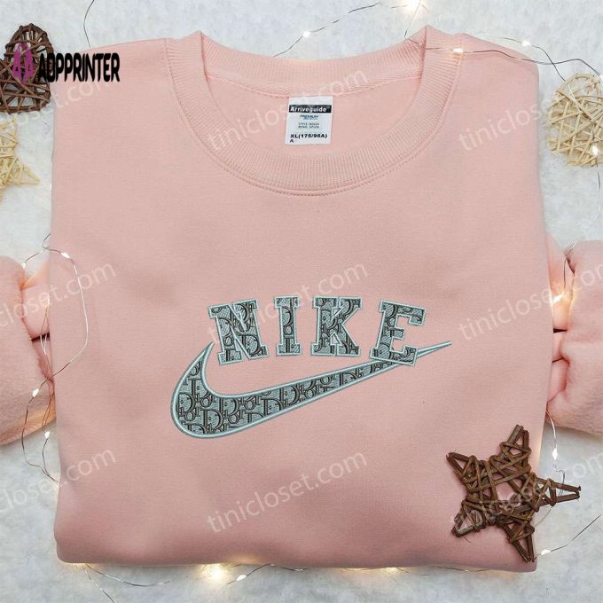 Dior x Nike Embroidered Sweatshirt: Trendy Brand & Nike Inspired Shirt