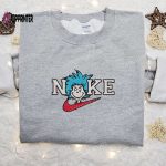 Dr Seuss Thing 1 x Nike Embroidered Sweatshirt: Best Nike Inspired Shirt for Family Perfect Birthday Gift