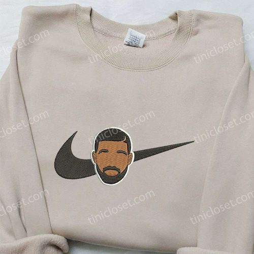 Drake x Nike Swoosh Embroidered Hoodie & Raptors NBA Sport Shirt Toronto Inspired