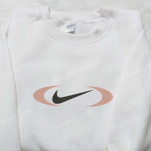 Eclipse x Nike Embroidered Shirt: Custom Gift for Son Stylish & Unique Nike Shirt