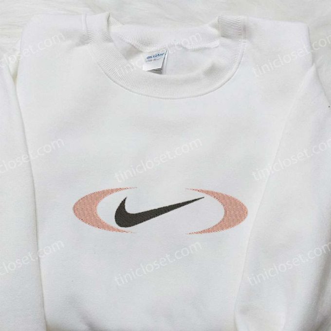 Eclipse x Nike Embroidered Shirt: Custom Gift for Son Stylish & Unique Nike Shirt