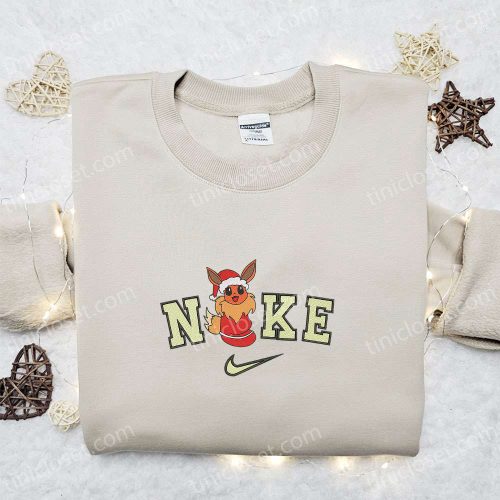 Eevee Xmas Hat x Nike Embroidered Sweatshirt & Shirt: Perfect Christmas Gift Ideas