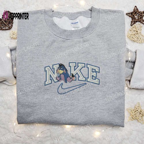 EVE x Swoosh Embroidered Sweatshirt Disney Characters Shirt – Best Birthday Gift Ideas for Family