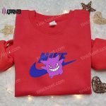 Gengar x Nike Embroidered Hoodie Pokemon & Nike Inspired Shirt