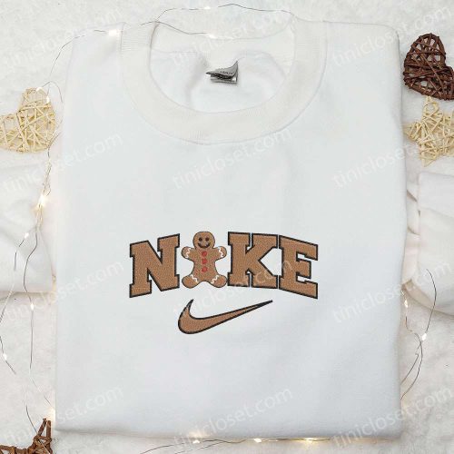 Gingerbread x Nike Embroidered Sweatshirt: Best Christmas Gift for Family