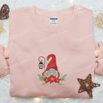 Gnome Christmas Wreath Hoodie & T-shirt: Top Family Gift Ideas