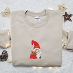 Christmas Gift Ideas: Gnome With Gift Bag T-shirt & Hoodie – Cute & Best Family Presents