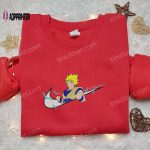 Goku Super Saiyan 2 x Nike Swoosh Anime Embroidered Sweatshirt – Dragon Ball Cool Anime Clothing