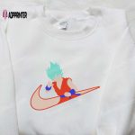 Goku Super Saiyan Blue x Nike Embroidered Shirt – Dragon Ball & Custom Design