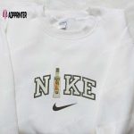 Golden Wine Bottle x Nike Embroidered Shirt & Hoodie: Best Gift Ideas for Dad – Favorite Foods & Drinks