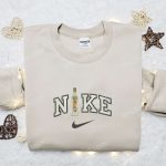 Golden Wine Bottle x Nike Embroidered Shirt & Hoodie: Best Gift Ideas for Dad – Favorite Foods & Drinks