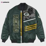 Green Bay Packers Bomber Jacket 3D Printed Personalized Football For Fan