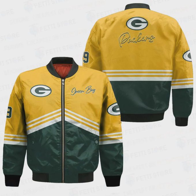 Green Bay Packers – National Football League AOP Bomber Jacket V4