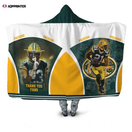 Green Bay Packers NFC North Champs Hooded Blanket – Perfect Fan Gift for Men & Women!