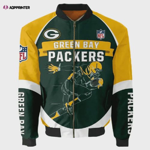 Green Bay Packers NFL 2023 Starter Thursday Night Gridiron Unisex Bomber Jacket V7