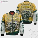 Green Bay Packers Winners Legends Customized Pattern Bomber Jacket