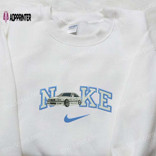 Cute White Mouse x Nike Embroidered Shirt Hoodie & T-Shirt: Cartoon Cheese & Nike Inspired Designs