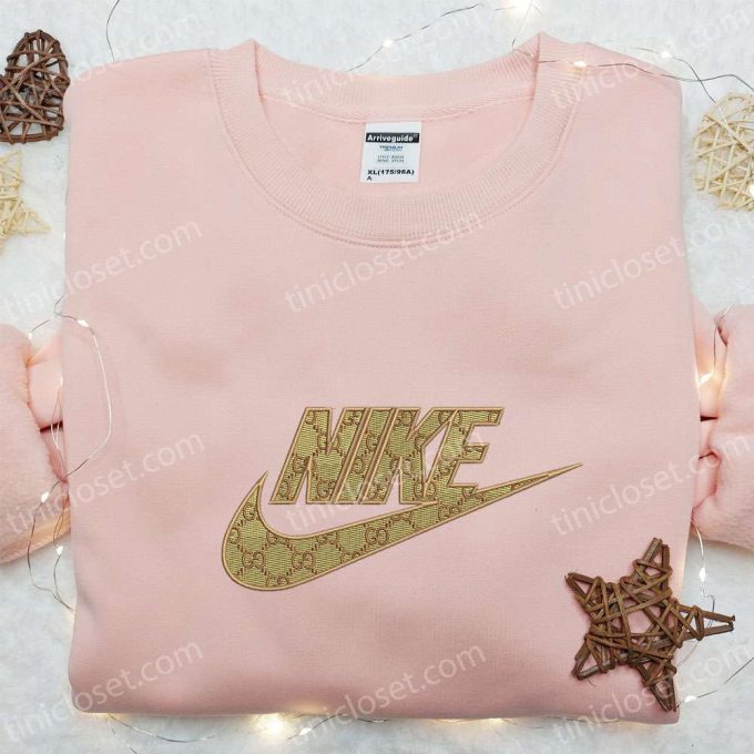 Exclusive Gucci x Nike Embroidered Shirt Hoodie & Custom T-Shirt – Nike Inspired Collection