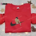 Hanma Baki x Swoosh Nike Embroidered Shirt – Trendy Nike Shirt with Baki Design